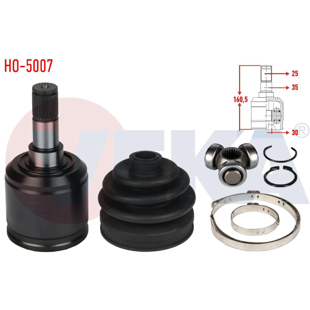 AKS KAFA İÇ CIVIC 92-95 / ACCORD 25X35X30