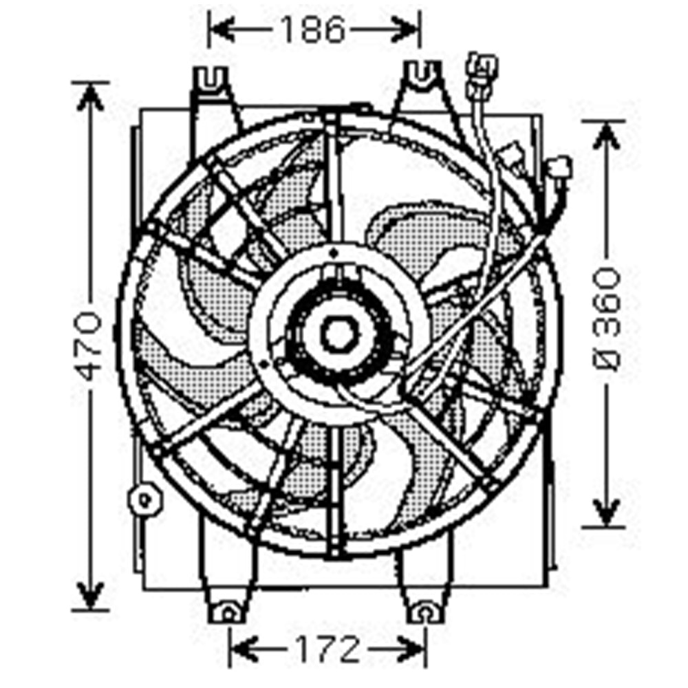 DAVLUMBAZ RADYATÖR FAN SONATA 94-96
