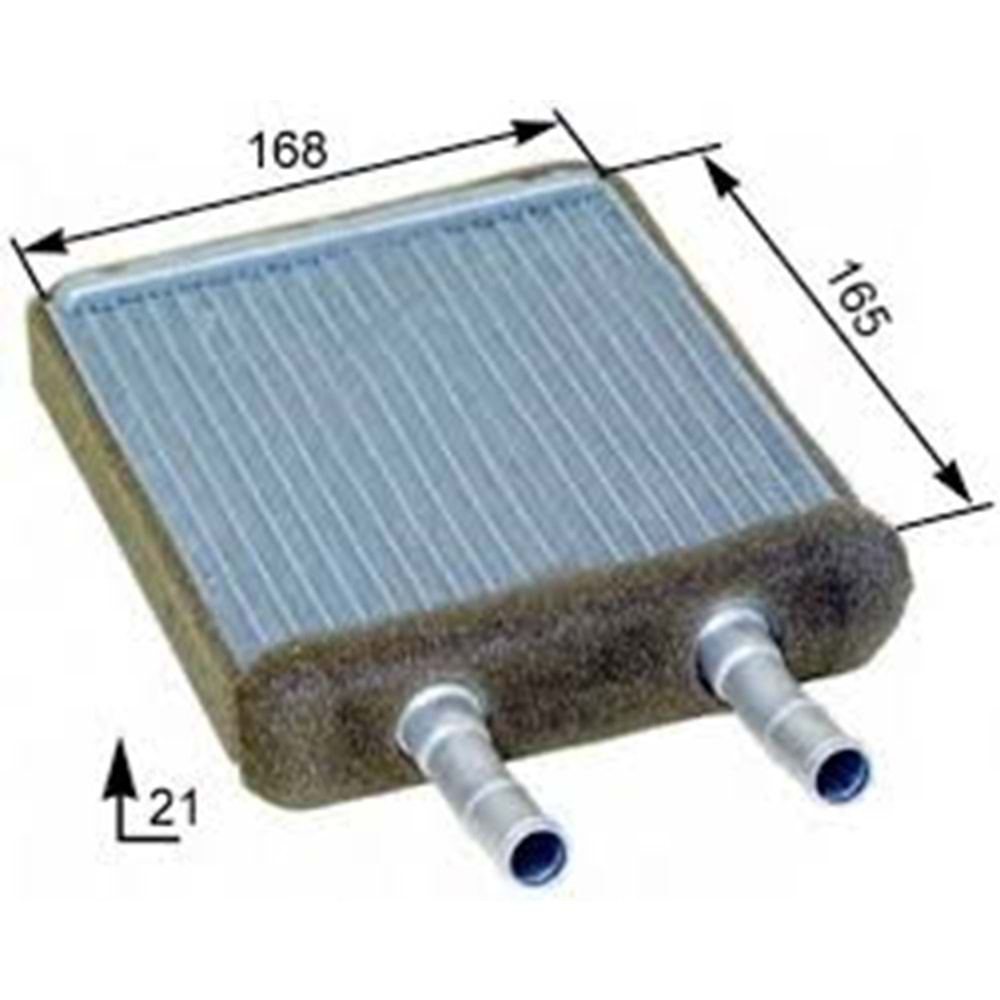 PETEK KALORİFER ACCENT 95-05/GETZ 06-11 (KALORİFER RADYATÖRÜ)