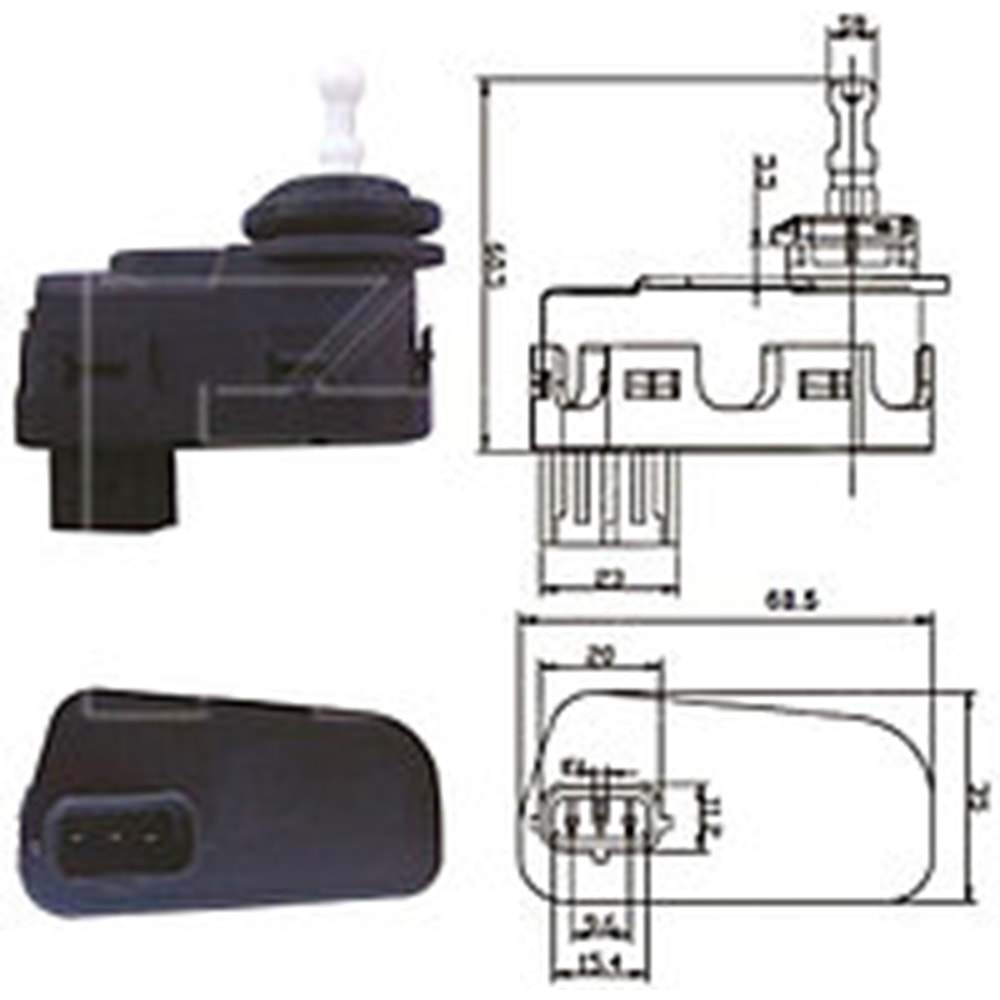 FAR AYAR MOTORU GETZ 03-11/SONATA 02-07/ELENTRA 02-07