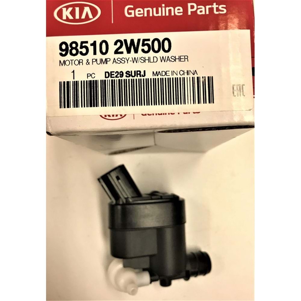 MOTOR SU FİSKİYE İ10 13- / İ20 18- / İ30 16- / CEED 18- / STONIC 18- / TUCSON 18- / SPORTAGE 16- / SANTAFE 13-