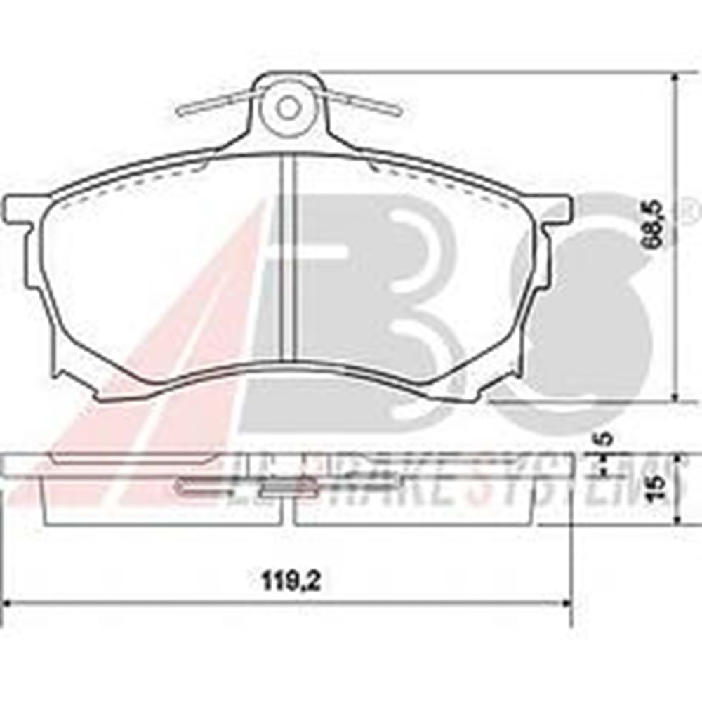 BALATA ÖN FREN CARİZMA 96-00 (1.6)