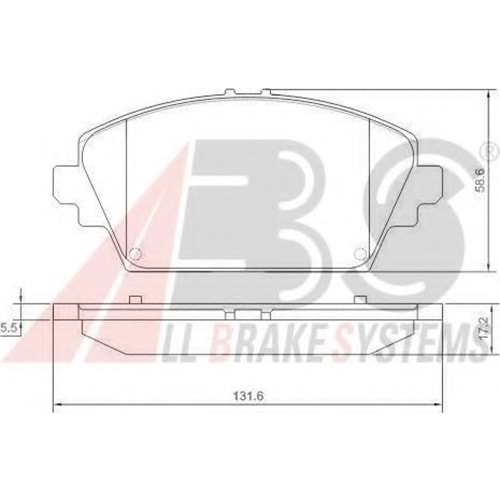 BALATA ÖN FREN ACCORD 01-02/PRİMERA 00-08 (P11-P12)/ALMERA 03-06 (DİSK)