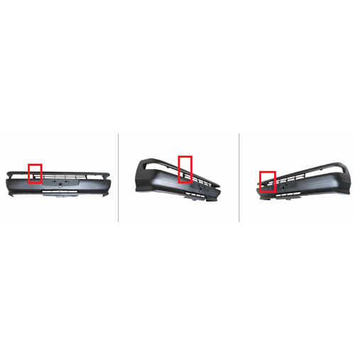 TAMPON ÖN L300 98-00 (PLASTİK) (HASARLI IZGARA AYAĞINDA KÜÇÜK ÇATLAK VAR)