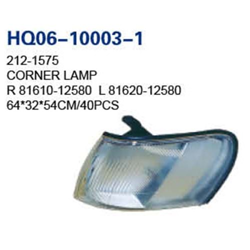 SİNYAL LH COROLLA 93-98 (AE101-BEYAZ)