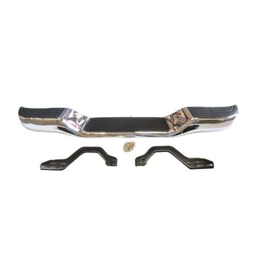 TAMPON ARKA HILUX 98-05 (NİKEL-ALTI OVAL-BAĞLANTI BRAKETLERİ İLE BİRLİKTE)