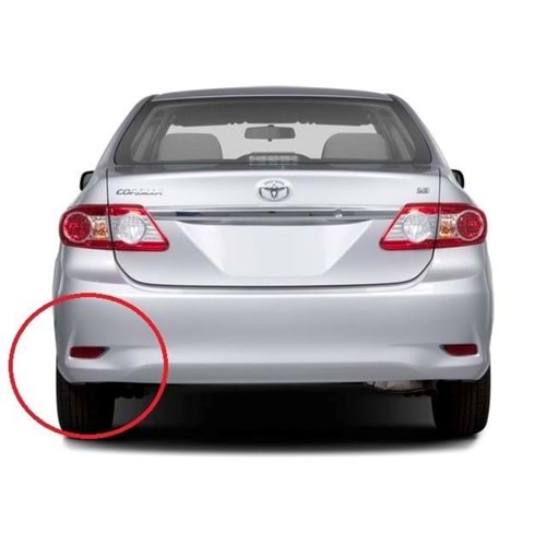 REFLEKTÖR ARKA TAMPON SOL COROLLA 10-13 (E150)