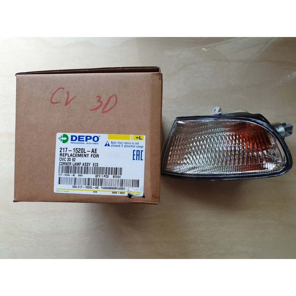 SİNYAL SOL CIVIC 92-95 (HB/BEYAZ)