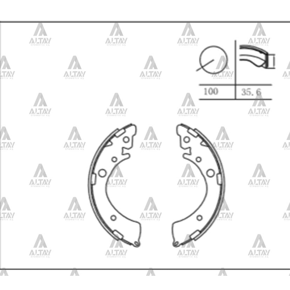 BALATA ARKA FREN CIVIC 92-95 (SEDAN/HB)/CRX 90-94 (PABUÇ)