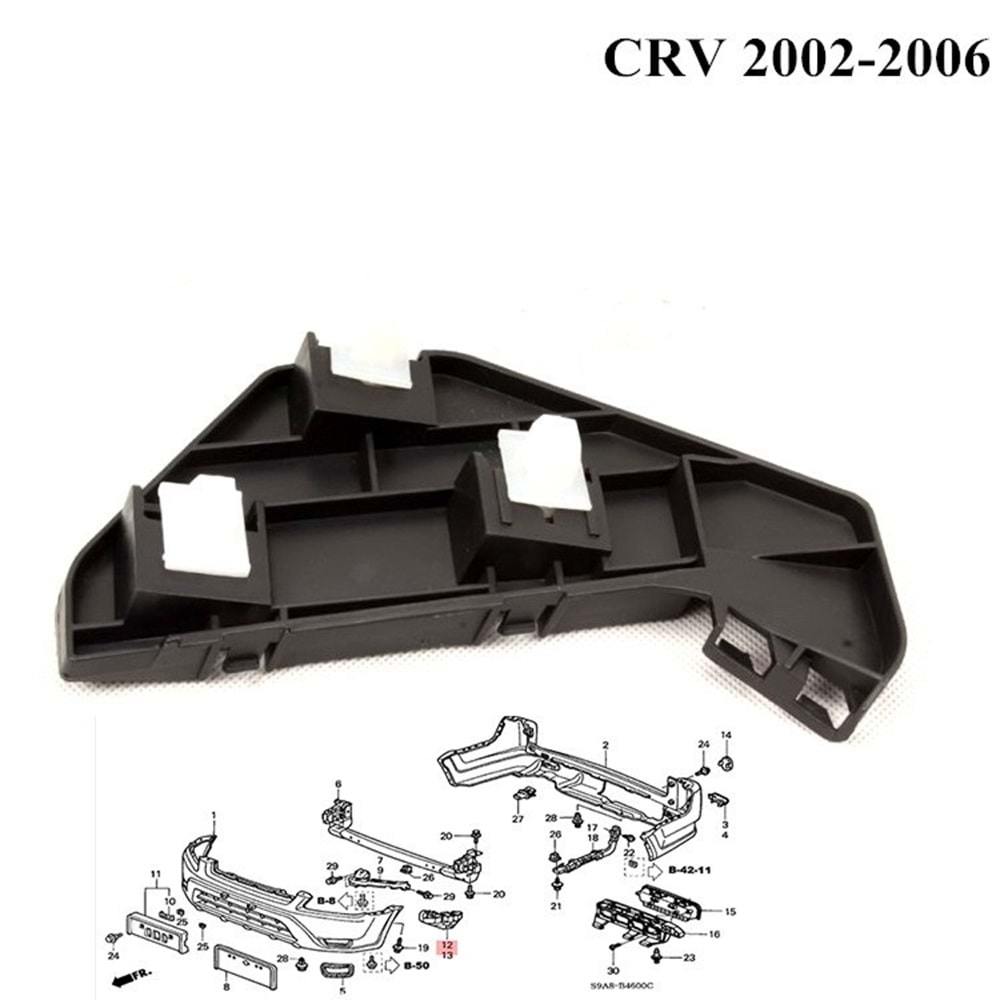 BRAKET ÖN TAMPON RH CRV 02-05