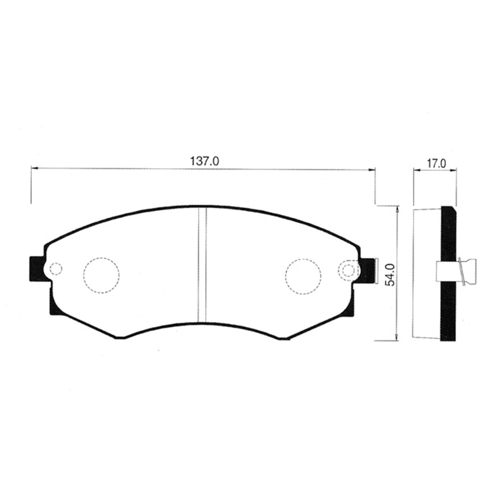 BALATA ÖN FREN SONATA 94-05/ELENTRA 98-01
