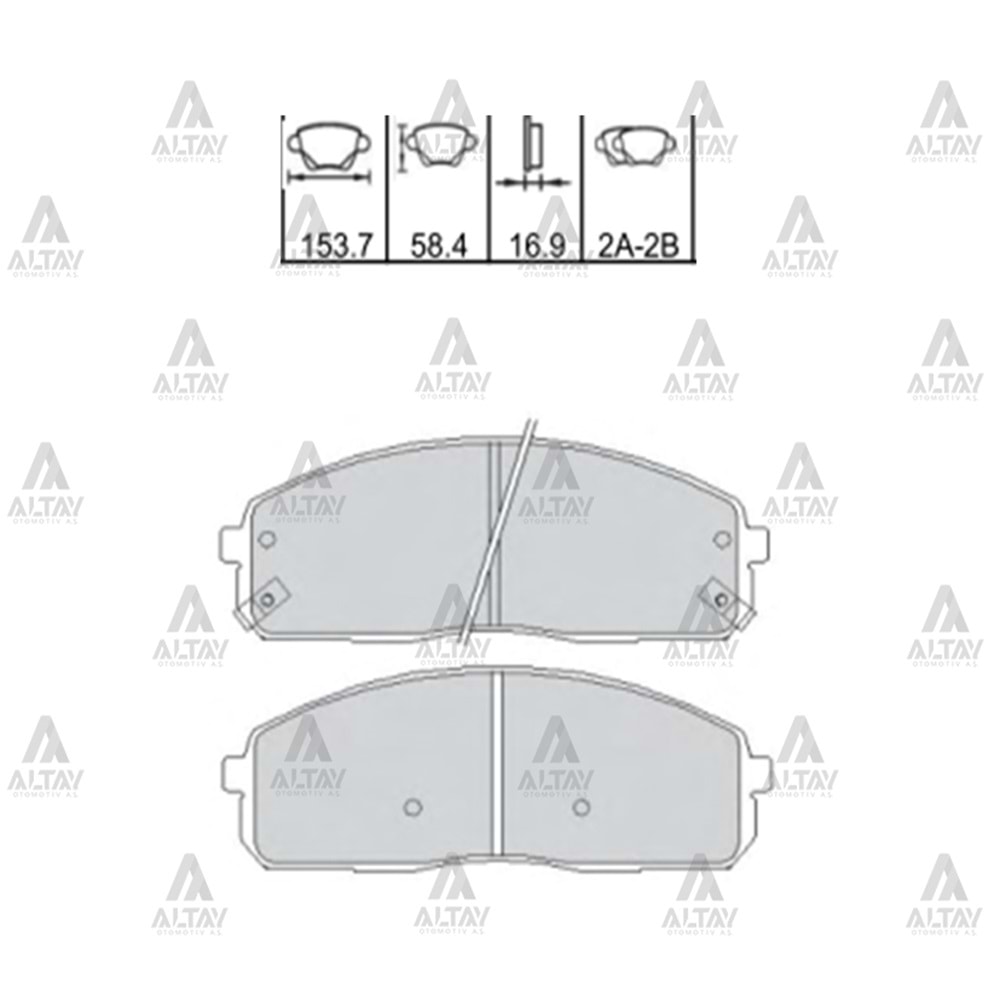 BALATA ÖN FREN KMY 04-11/BONGO 04-11/K2500