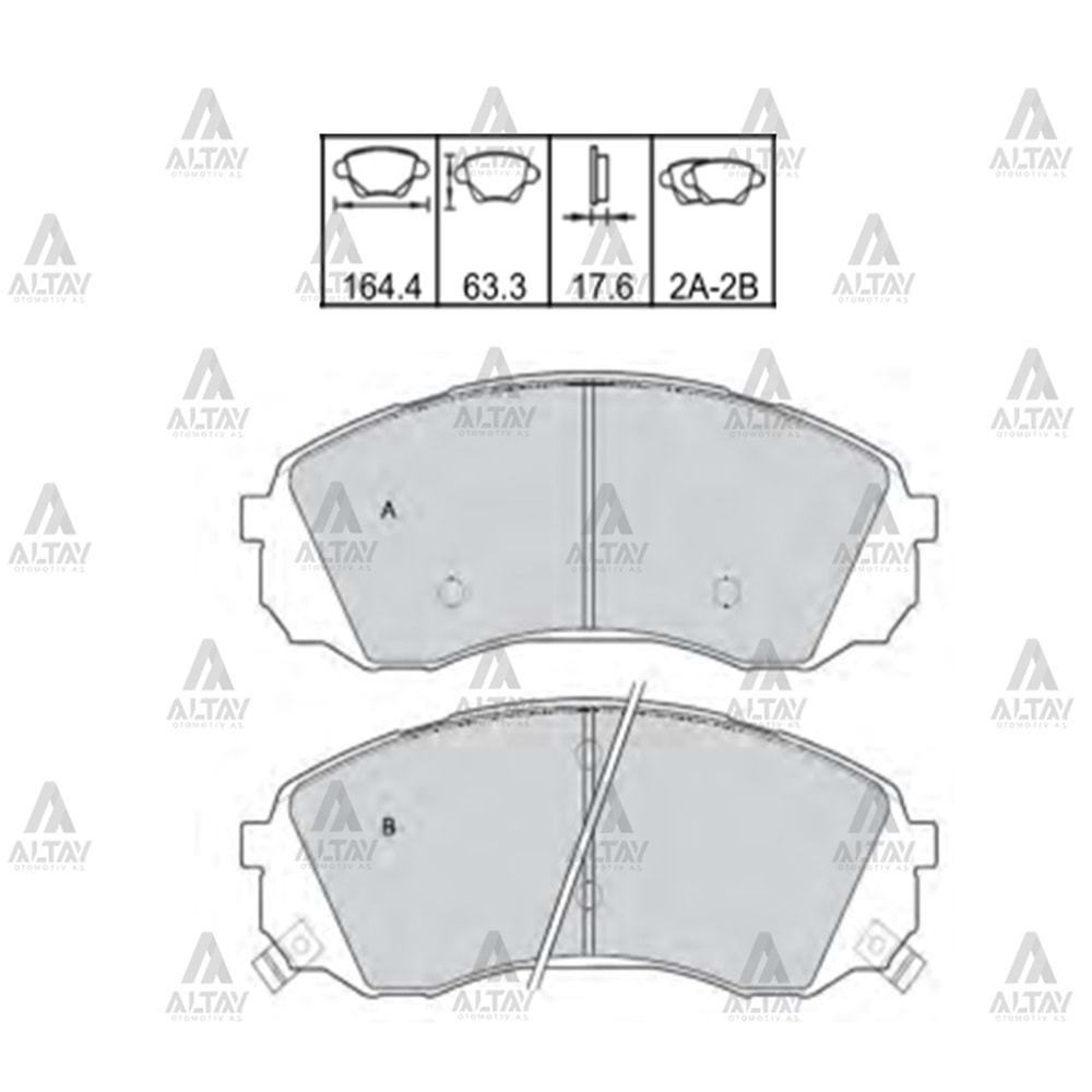 BALATA ÖN FREN H1 08-10/CARNIVAL 04-06 (DİSK)
