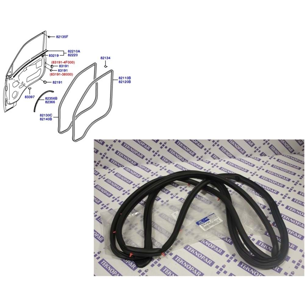 FİTİL KAPI ÇEVRE ÖN RH KMY 04-11