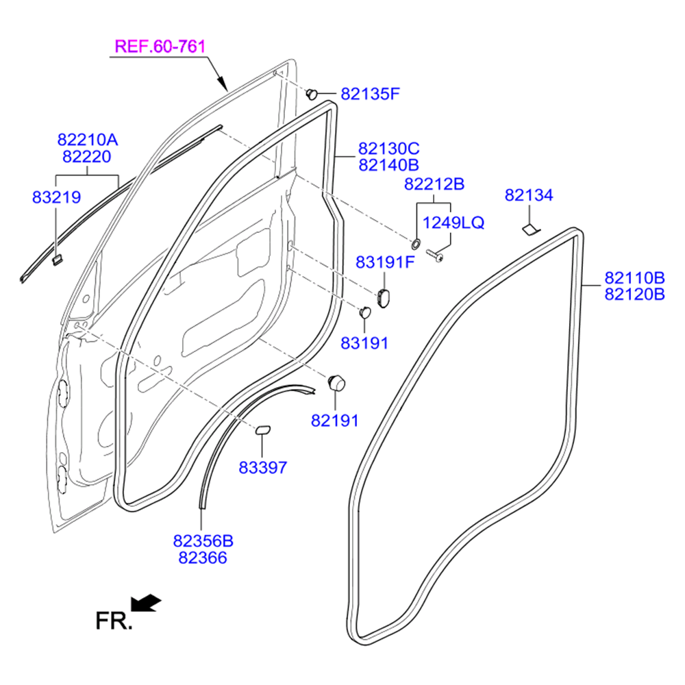 FİTİL ÖN KAPI ALT RH KMY 04-11