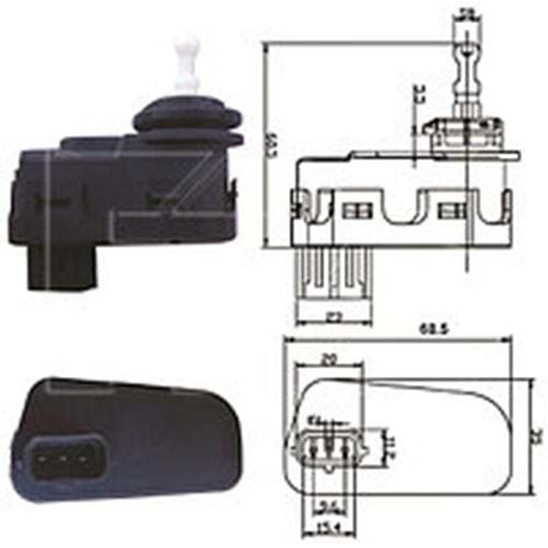 FAR AYAR MOTORU GETZ 03-11/SONATA 02-07/ELENTRA 02-07