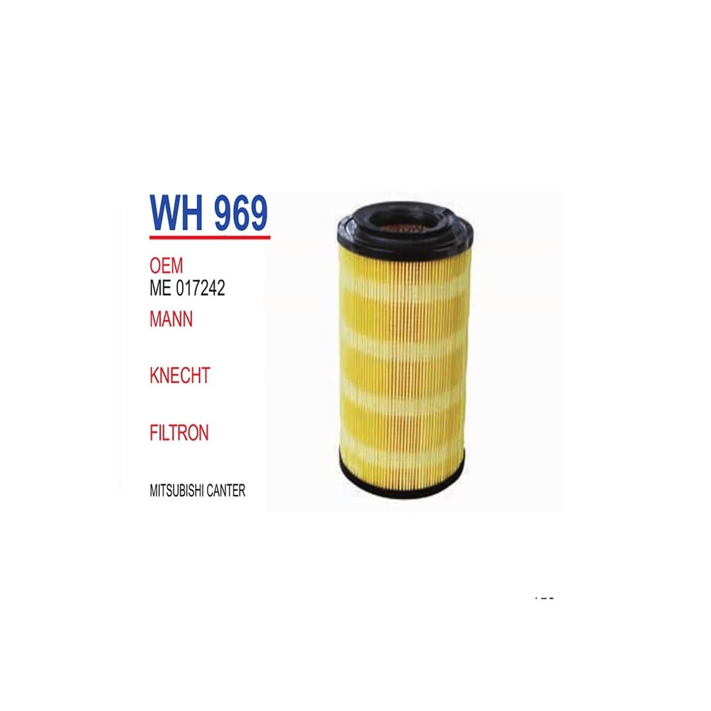 FİLTRE HAVA CANTER FE659-FE515-FE519-FE635-FE639-FE839 98-06 (TURBOLU)