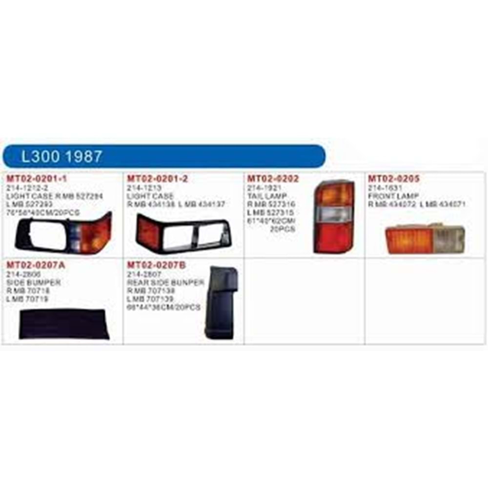 ÇERÇEVE FAR-SİNYAL RH L300 89-97