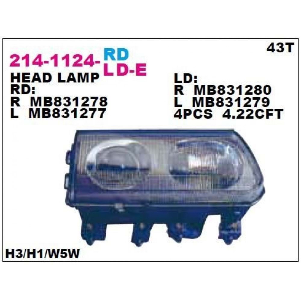 FAR SAĞ L300 98-00 (MERCEKLİ)