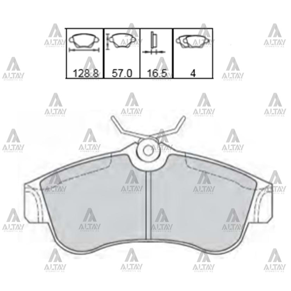BALATA ÖN FREN PRİMERA 90-99 (1.6)
