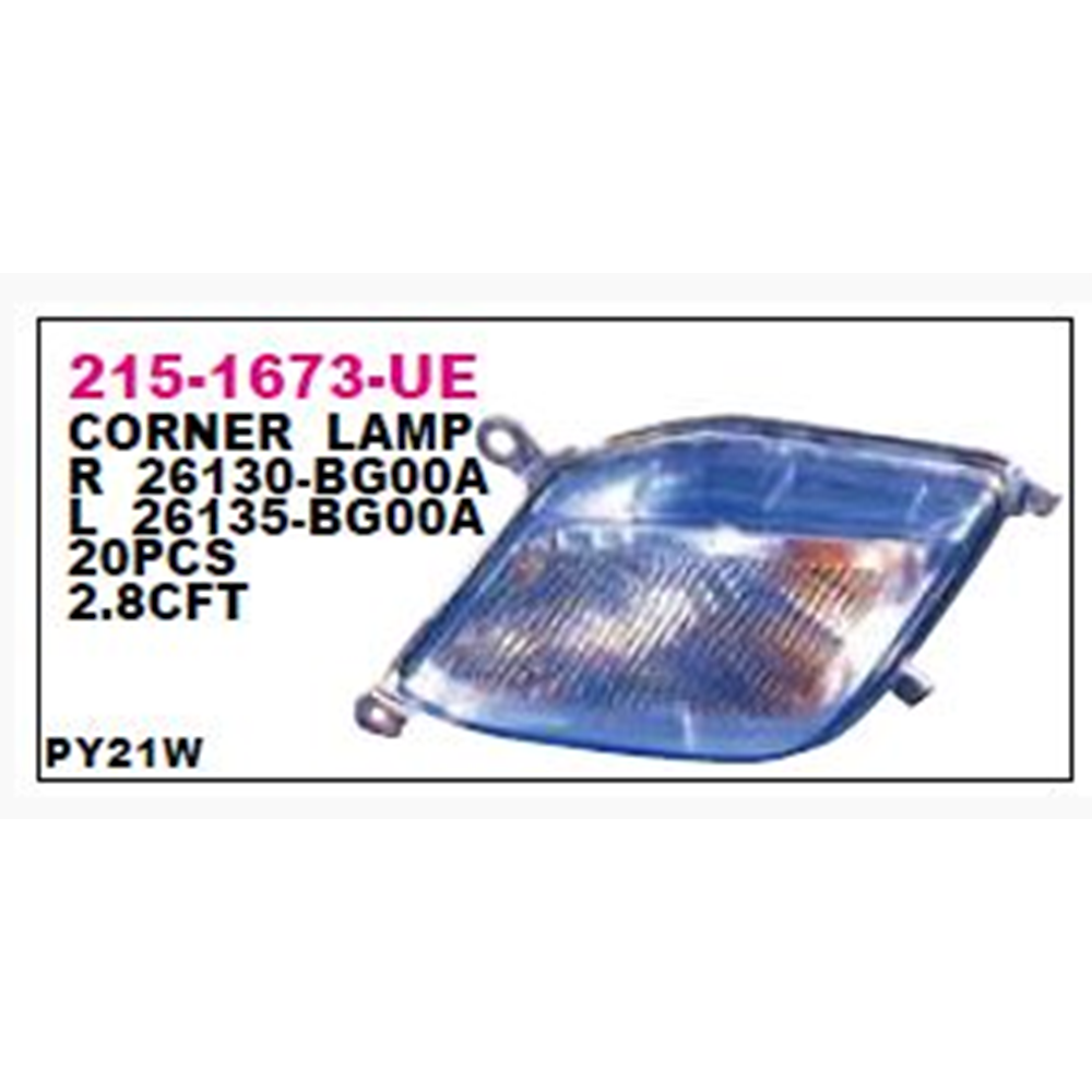 SİNYAL TAMPON SOL MİCRA 08-11 (MAVİ)