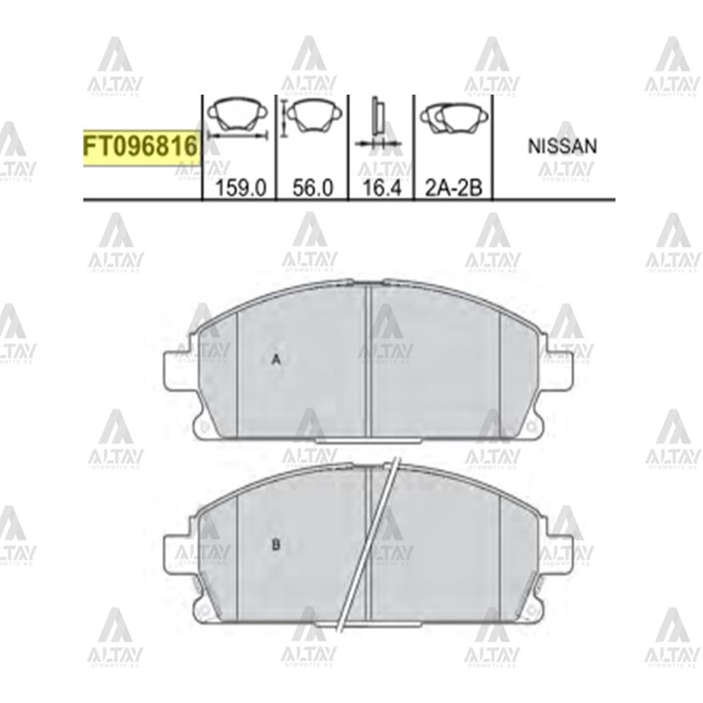 BALATA ÖN FREN X-TRAİL/PATHFİNDER 97-04