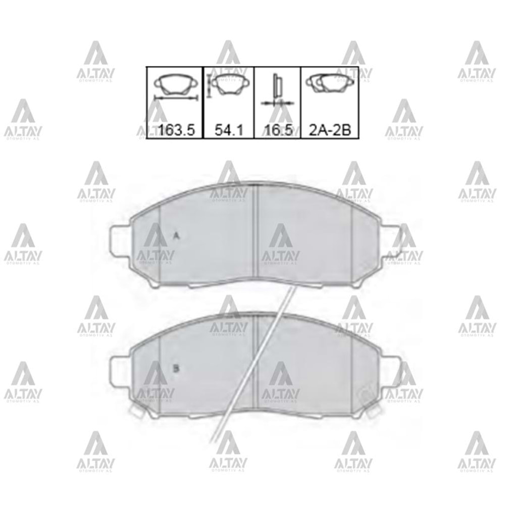 BALATA ÖN FREN NAVARA 06-09/PATHFINDER 06-09