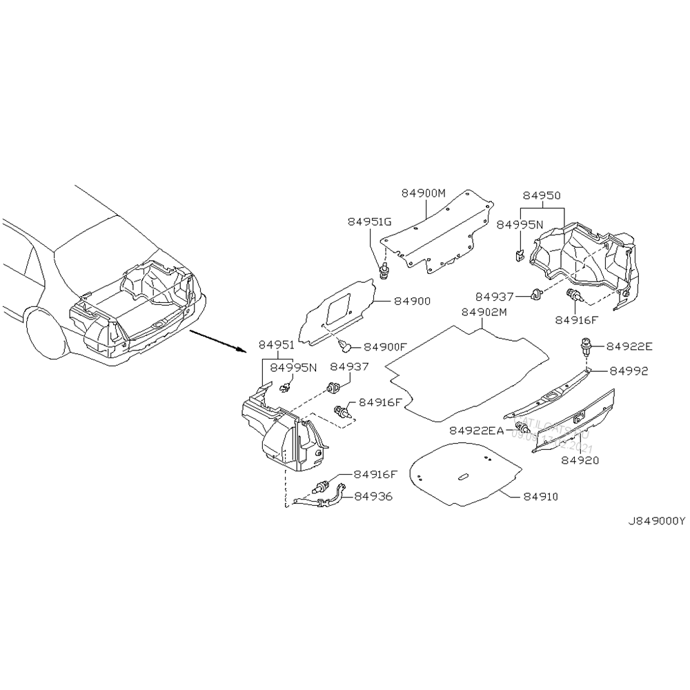 BAGAJ HALISI ALMERA 00-06