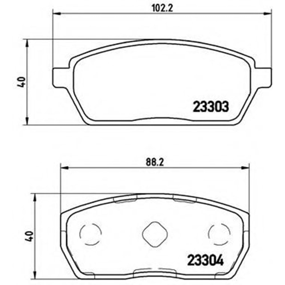 BALATA ÖN FREN CARRY 90-98
