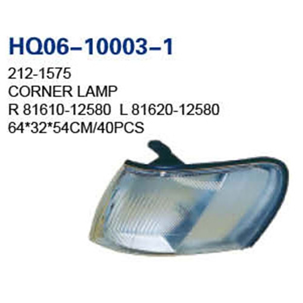 SİNYAL LH COROLLA 93-98 (AE101-BEYAZ)