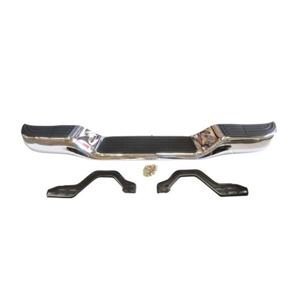 TAMPON ARKA HILUX 98-05 (NİKEL-ALTI OVAL-BAĞLANTI BRAKETLERİ İLE BİRLİKTE)