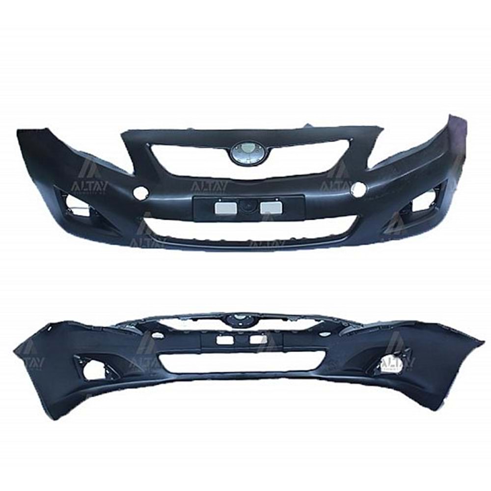 TAMPON ÖN COROLLA 07-09 (SİS DELİKLİ-IZGARALI-FAR YIKAMASIZ)