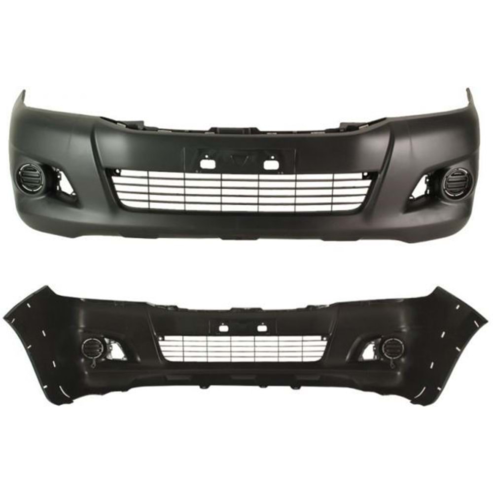 TAMPON ÖN HILUX 12-15 (D4D-SİS KAPAKLI-IZGARALI-DODİK DELİKLİ)