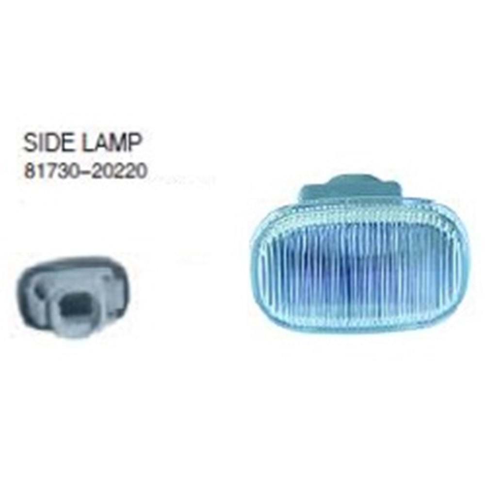 SİNYAL ÇAMURLUK COROLLA 93-06/HILUX 02-15/RAV4 94-00 (BEYAZ-DUYSUZ)